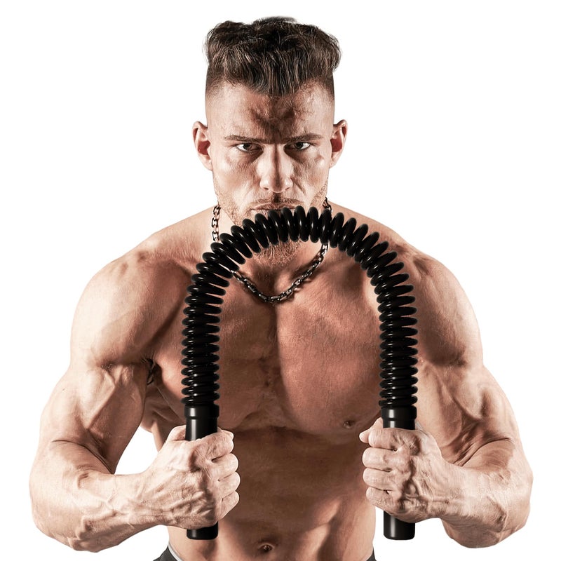 Zenooze's Power Twister Flex Bar, The Ultimate Upper Body Exercise Equipment for Strengthening Your Chest Workout, Shoulders,Biceps, Arms, Forearm Strengthener, Resorte para Hacer Ejercicio - Image 1